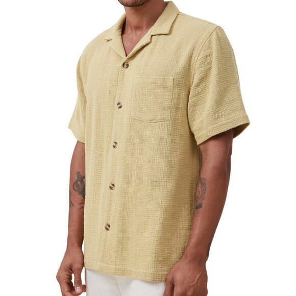 NWT - Cotton on Palma Short Sleeve Shir, Pale Green - XS - Picture 5 of 12